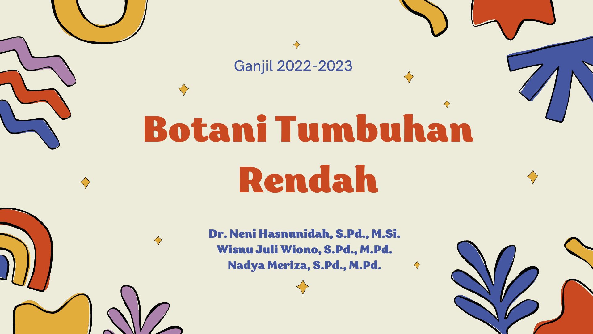 PSPB_BOTANI TUMBUHAN RENDAH_GANJIL 2022-2023_A