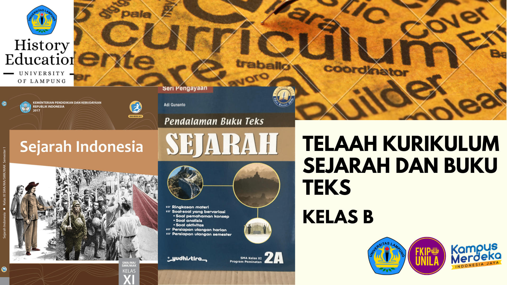 PSPS_Telaah Kurikulum Sejarah dan Buku Teks_B_Ganjil_2022/2023