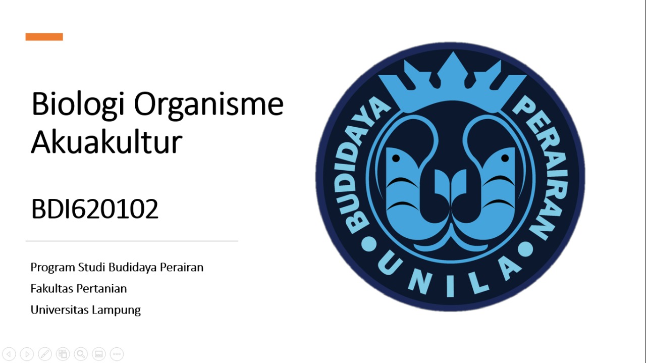Biologi Organisme Akuakultur BDI A  Ganjil 2022/2023