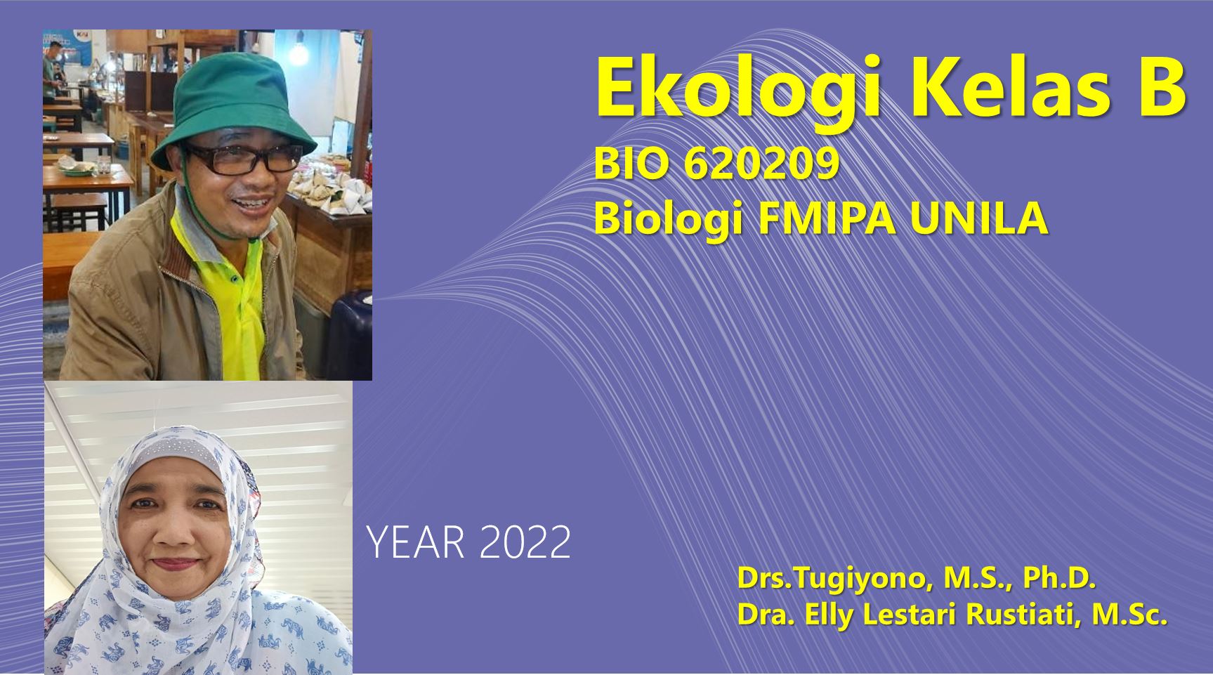 BIO620209 - Ekologi B