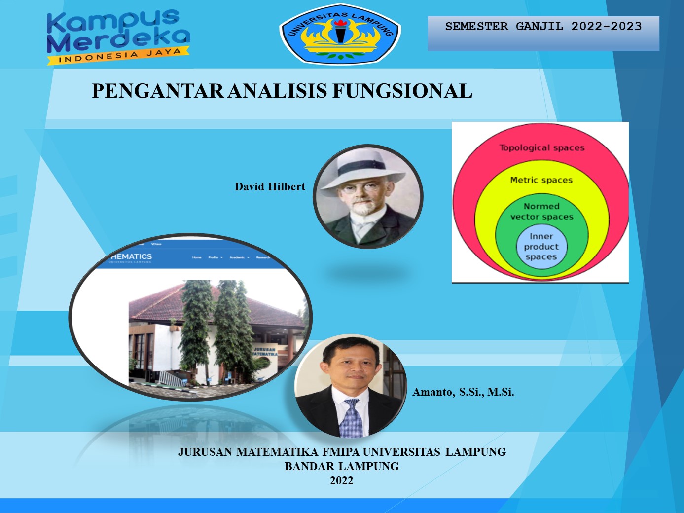 PENGANTAR ANALISIS FUNGSIONAL  GANJIL 2022-2023