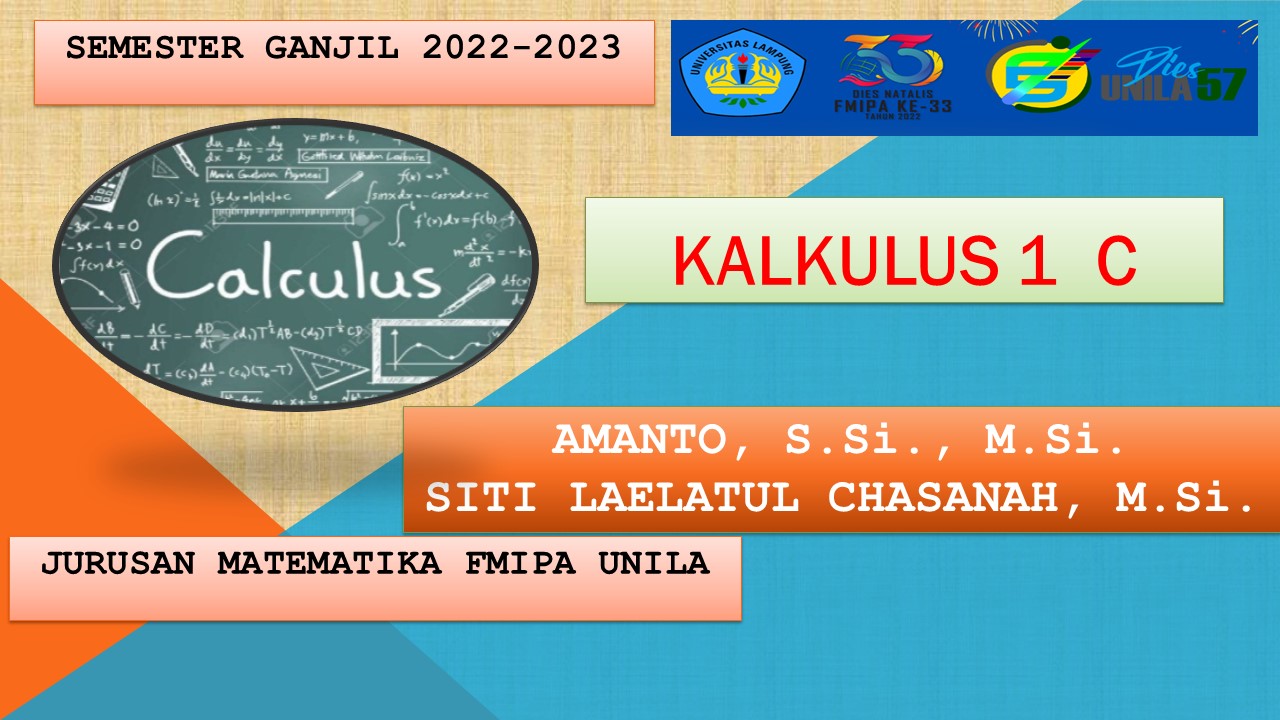 KALKULUS I C GANJIL 2022-2023