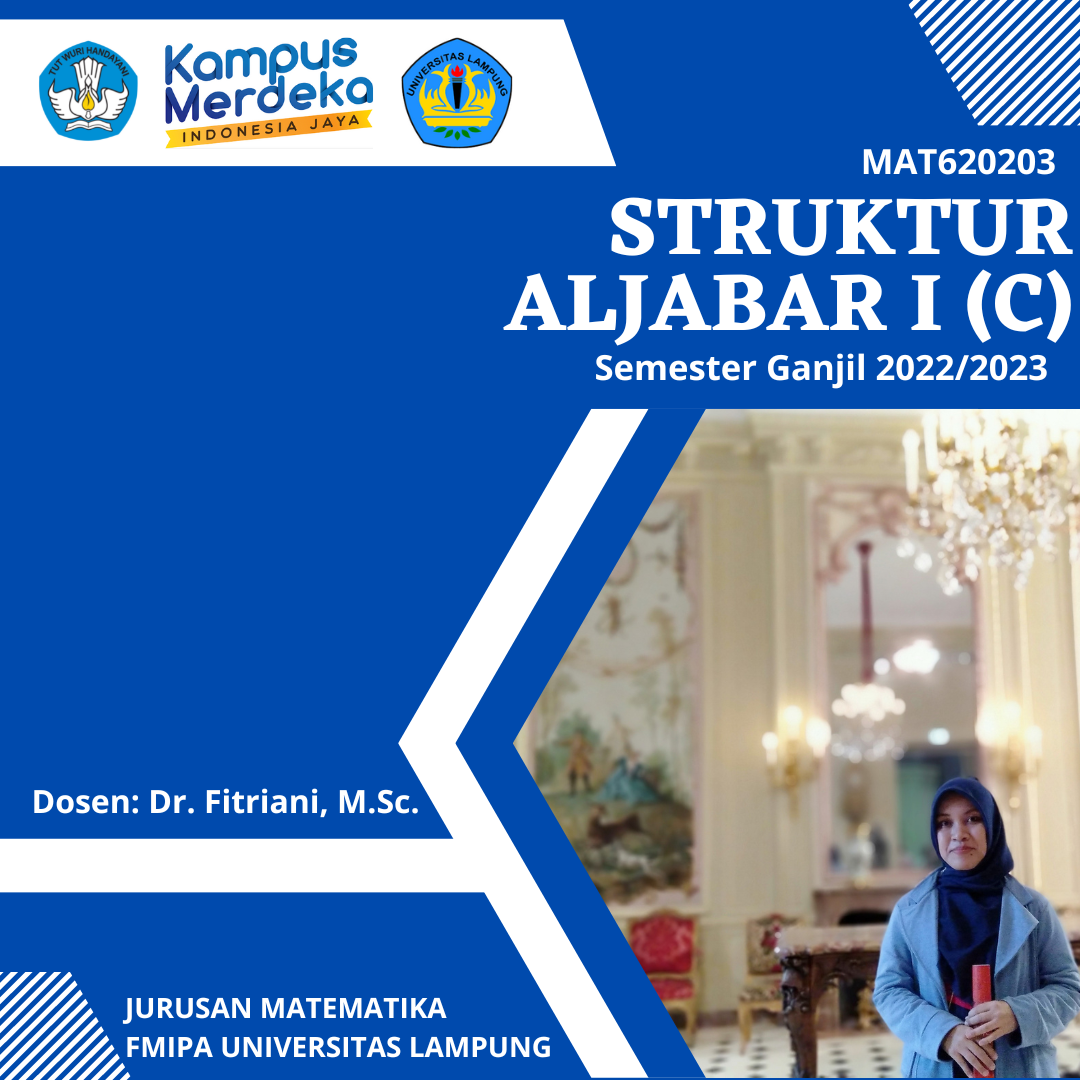S1 Math_Struktur Aljabar I Kelas C Semester Ganjil 2022-2023
