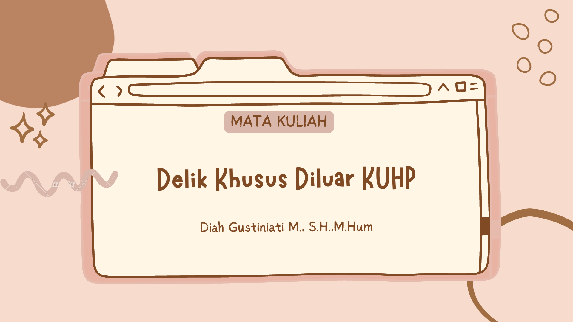 FH_S1_Delik Khusus Di Luar KUHP_Kelas D1.2_Ganjil_2022/2023