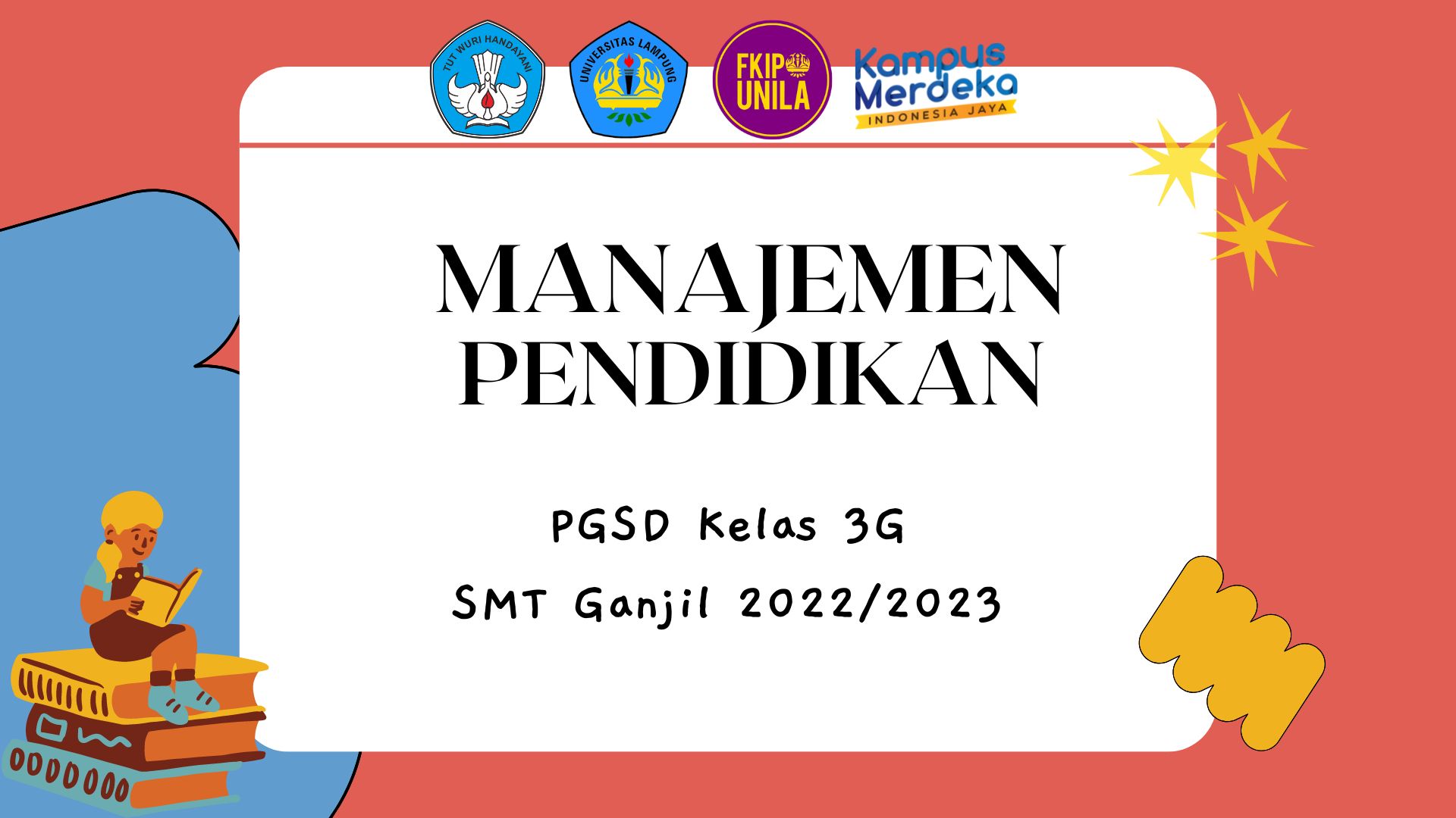 PGSD_Manajemen Pendidikan_Kelas 3G_Ganjil_2022/2023