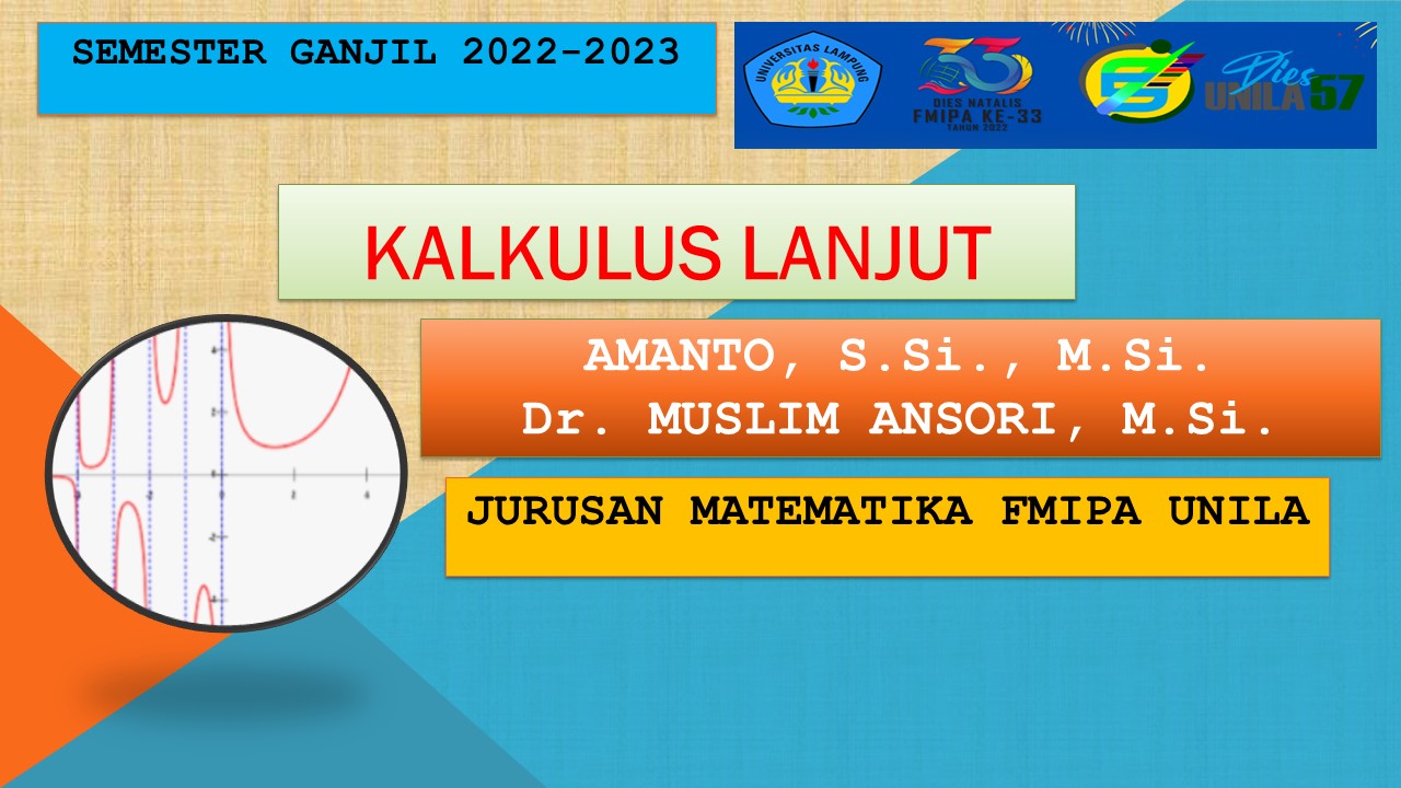 KALKULUS LANJUT GANJIL 2022-2023