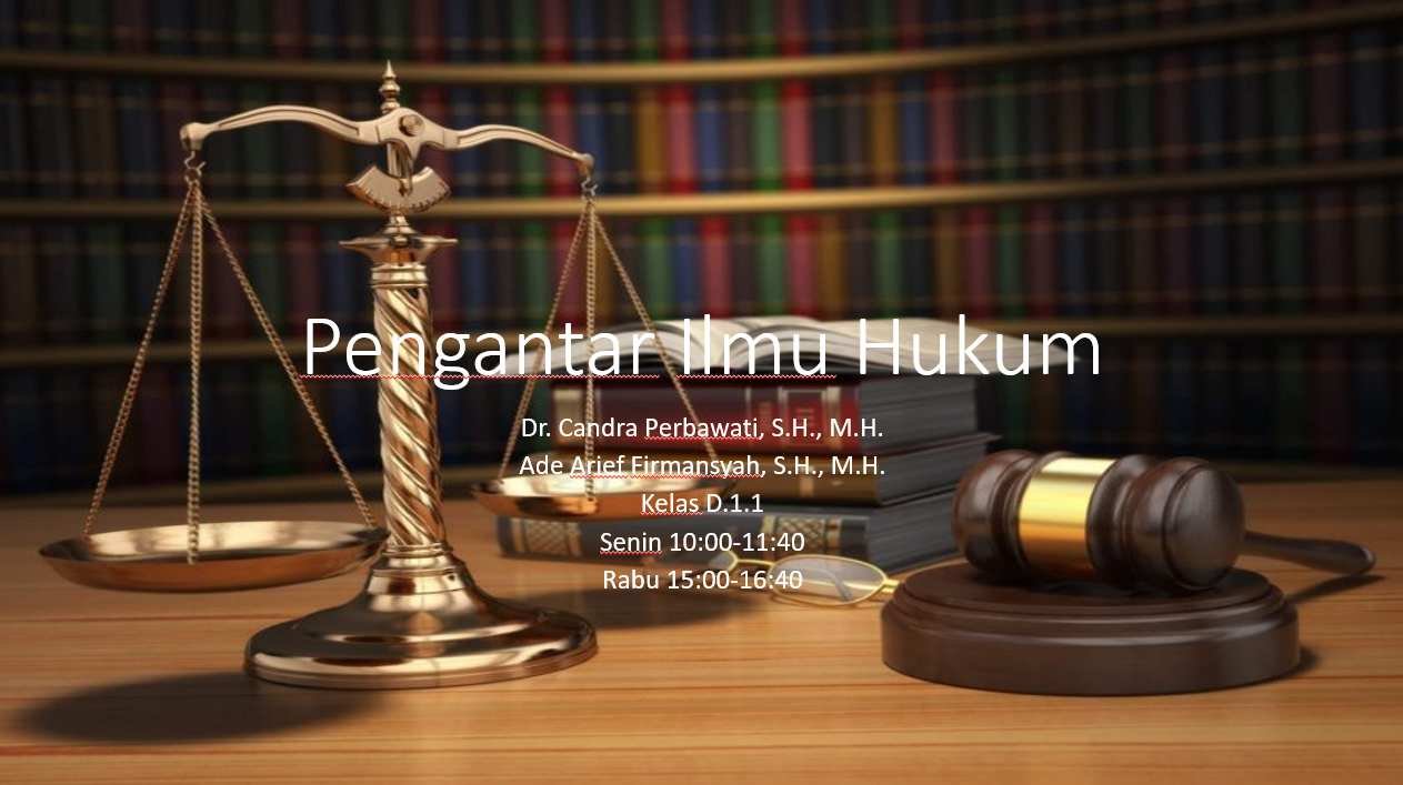 Pengantar Ilmu Hukum
