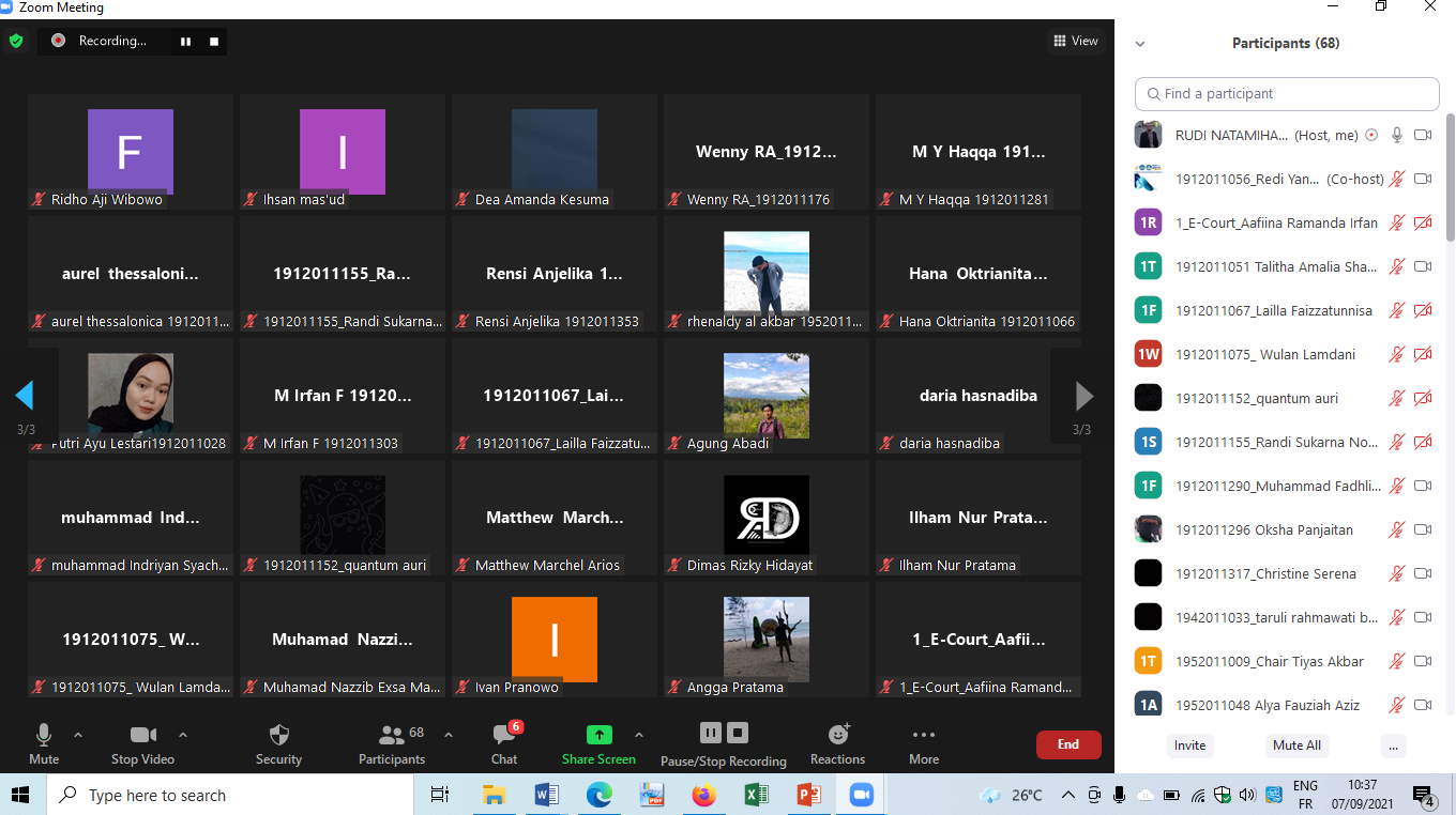 kegiatan perkuliahan