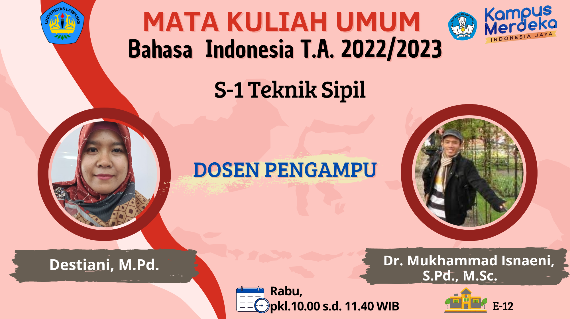 Fak.Teknik_Teknik Sipil_MKU Bahasa Indonesia_Ganjil_TA.2022/2023