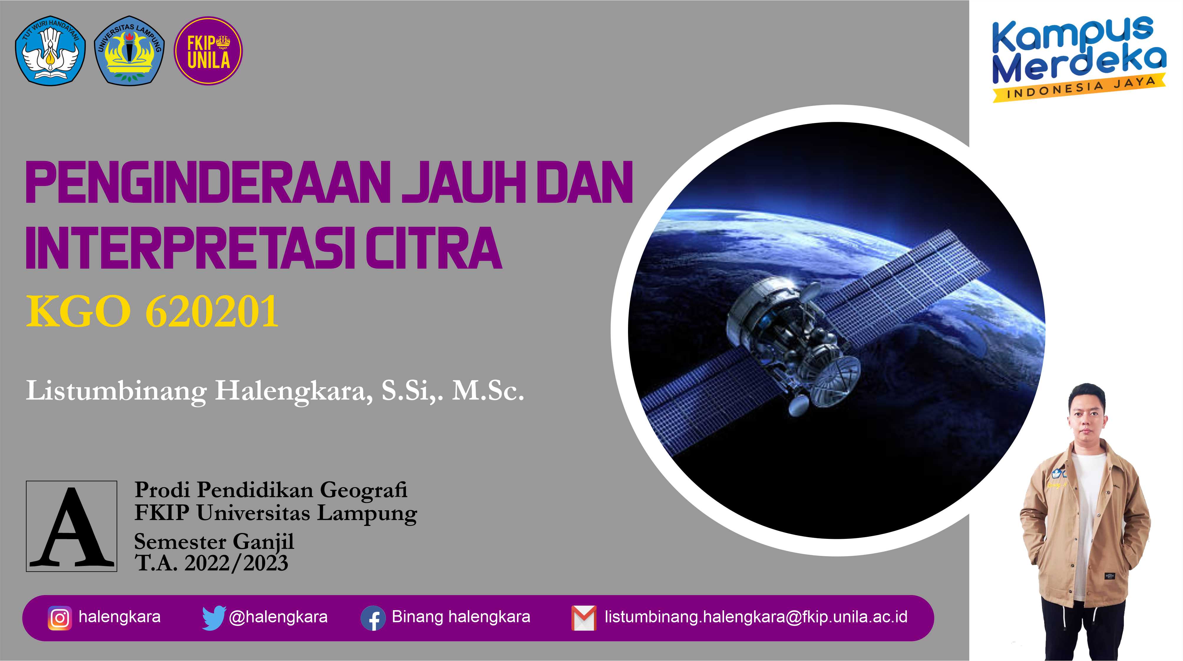 PSPG Penginderaan Jauh dan Interpretasi Citra A Ganjil 2022/2023