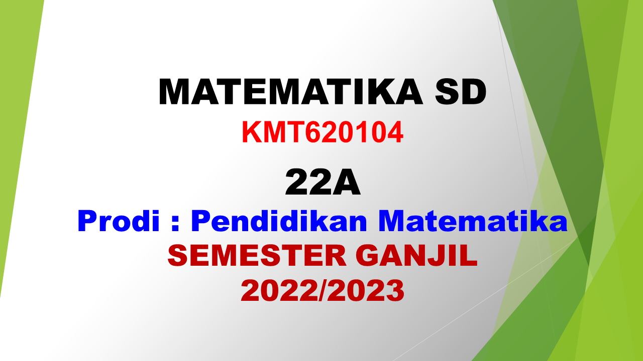 PSPM_Matematika SD kelas 22A_Ganjil_2022/2023