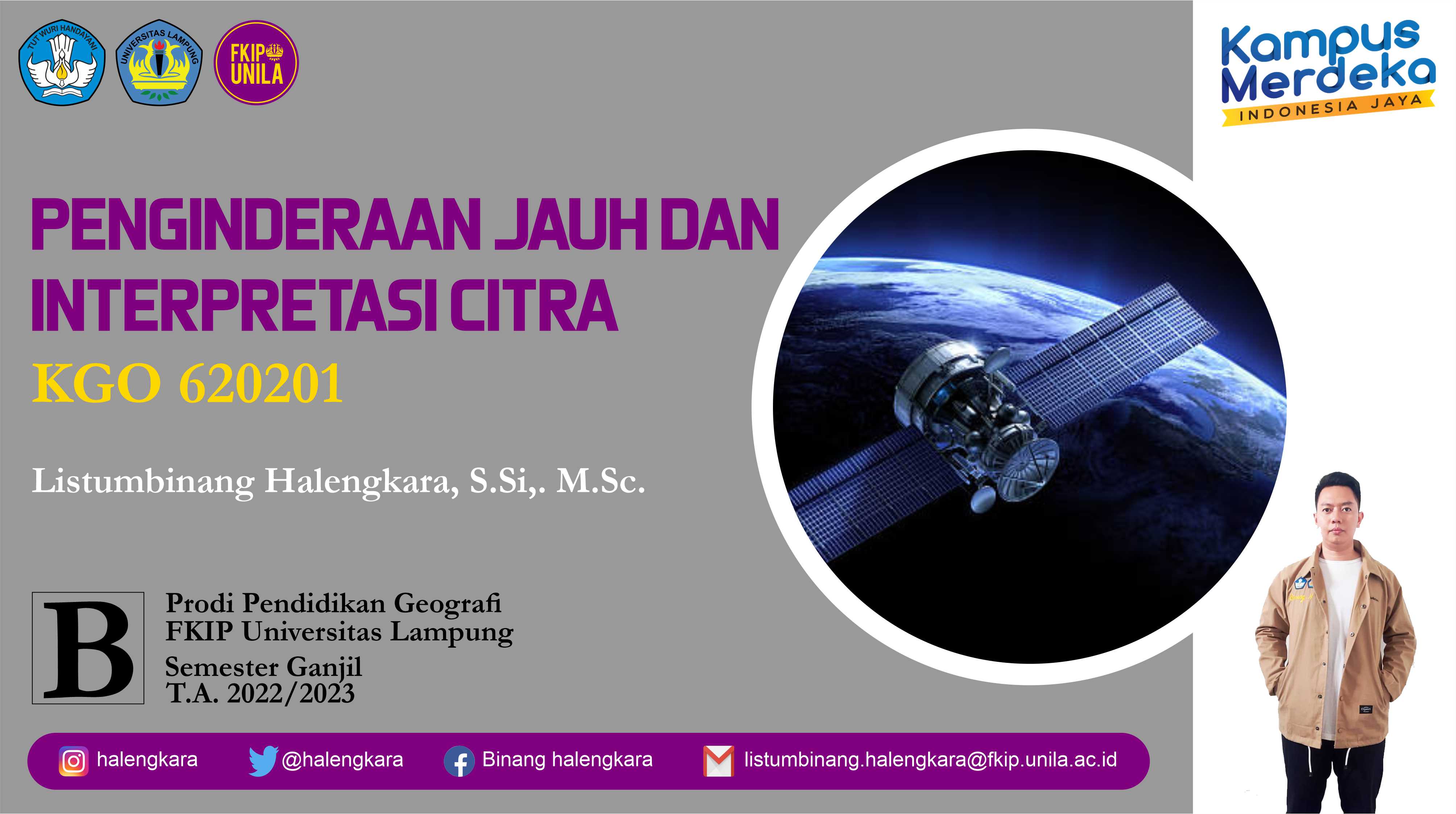 PSPG Penginderaan Jauh dan Interpretasi Citra B Ganjil 2022/2023