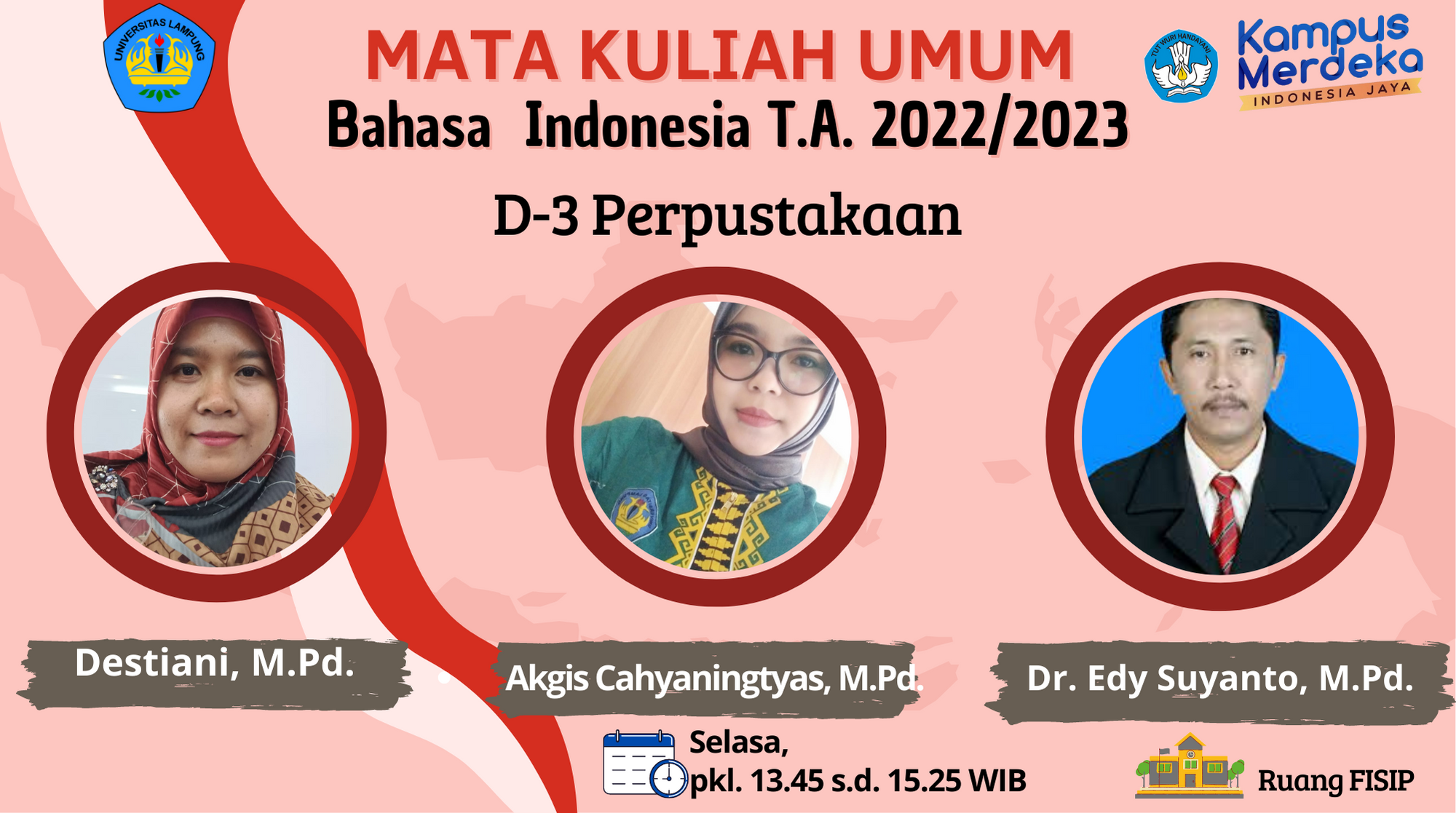 FISIP_D3 PERPUSTAKAAN_MKU BAHASA INDONESIA_GANJIL_TA 2022/2023