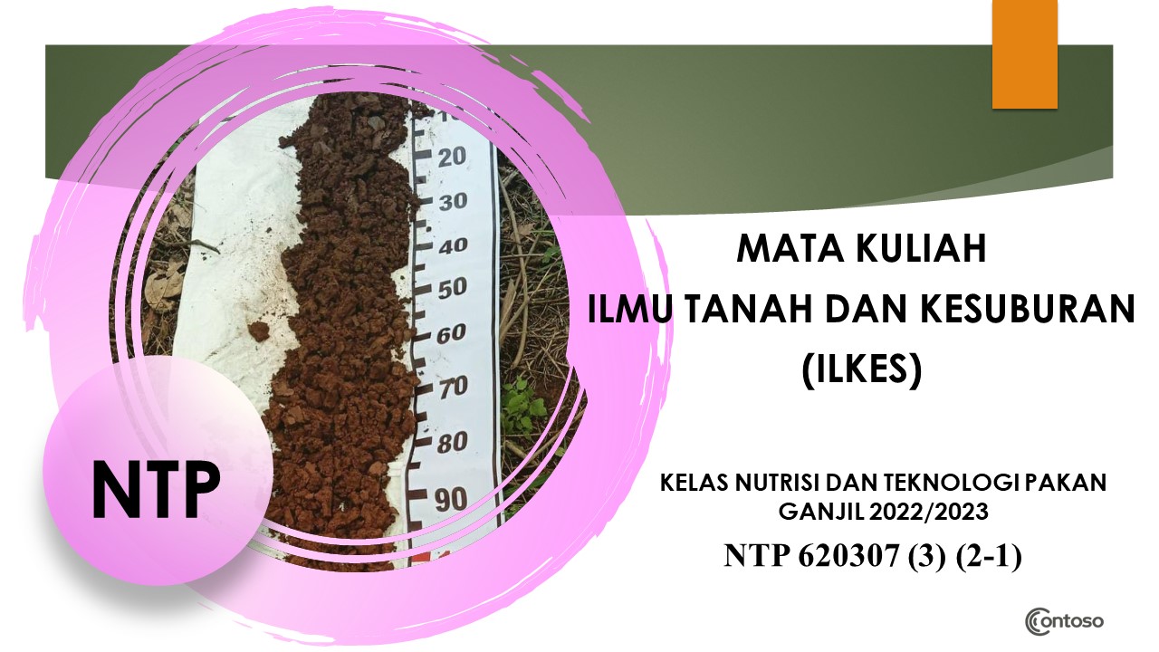 PSNTP_ILMU TANAH DAN KESUBURAN KELAS NTP_GANJIL 2022/2023
