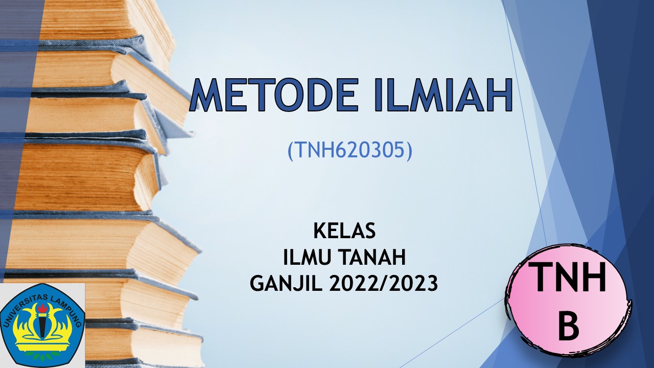PSIT_METODE ILMIAH_KELAS TNH B_GANJIL 2022/2023