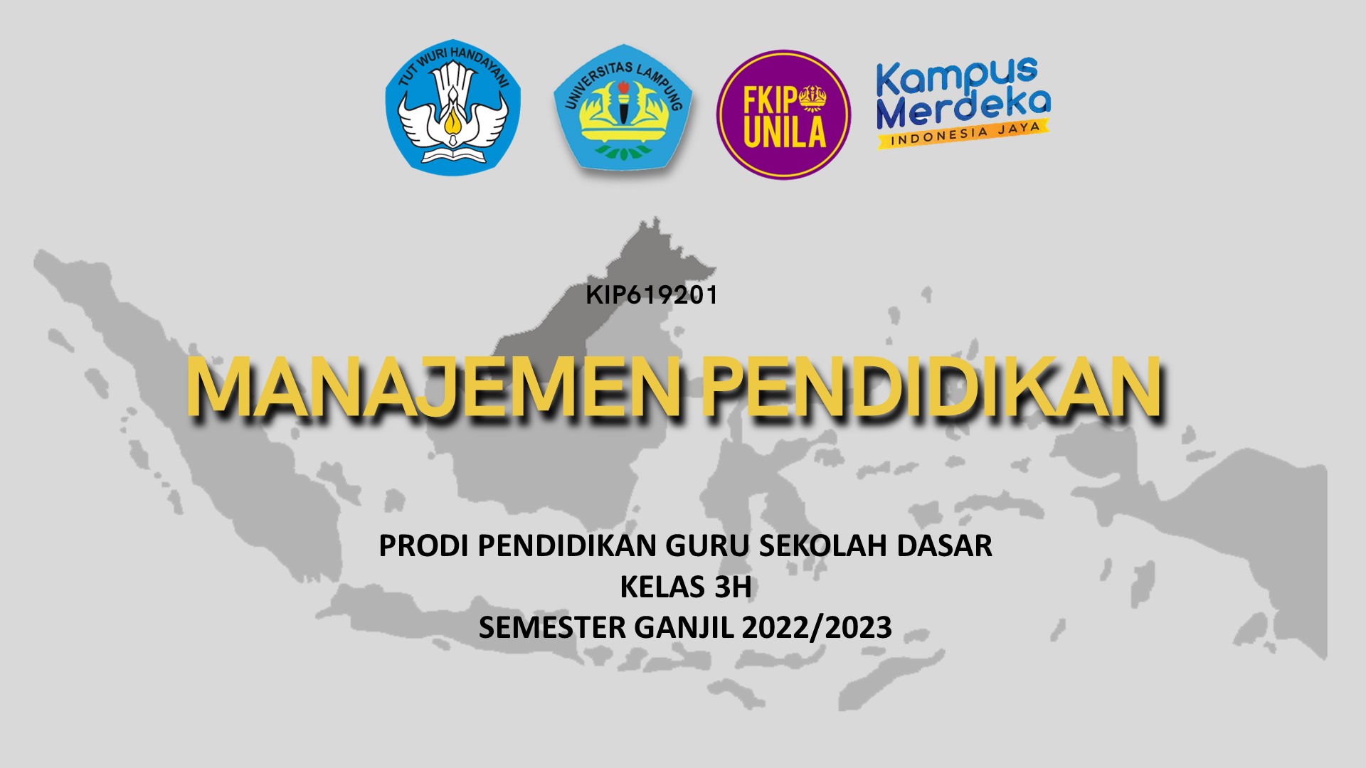 PGSD_Manajemen Pendidikan_Kelas 3H_Ganjil_2022/2023