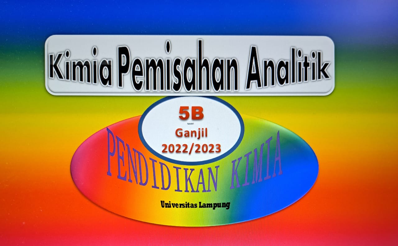 PSPK_Kimia Pemisahan Analitik_Kelas 5B_Ganjil_2022/2023