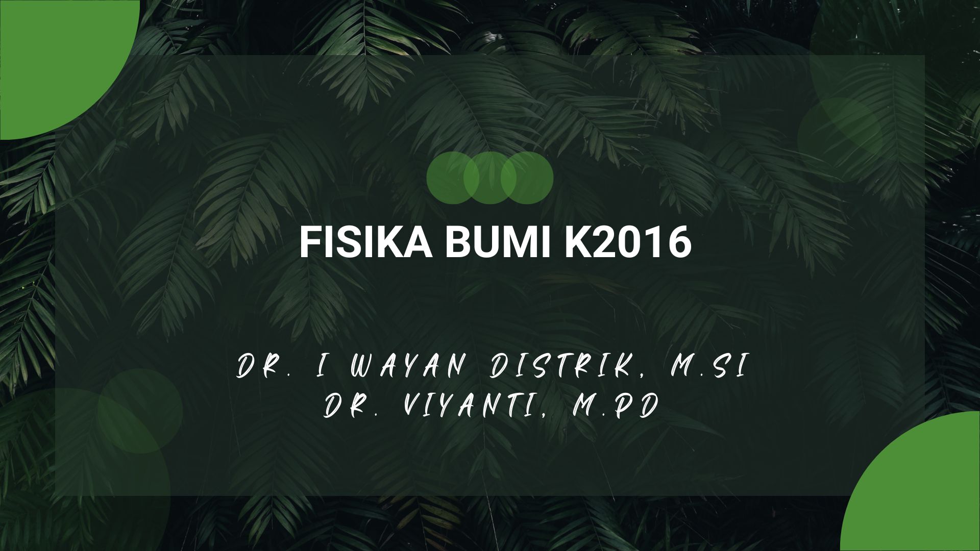 PSPF-FISIKA BUMI  K2016 2022