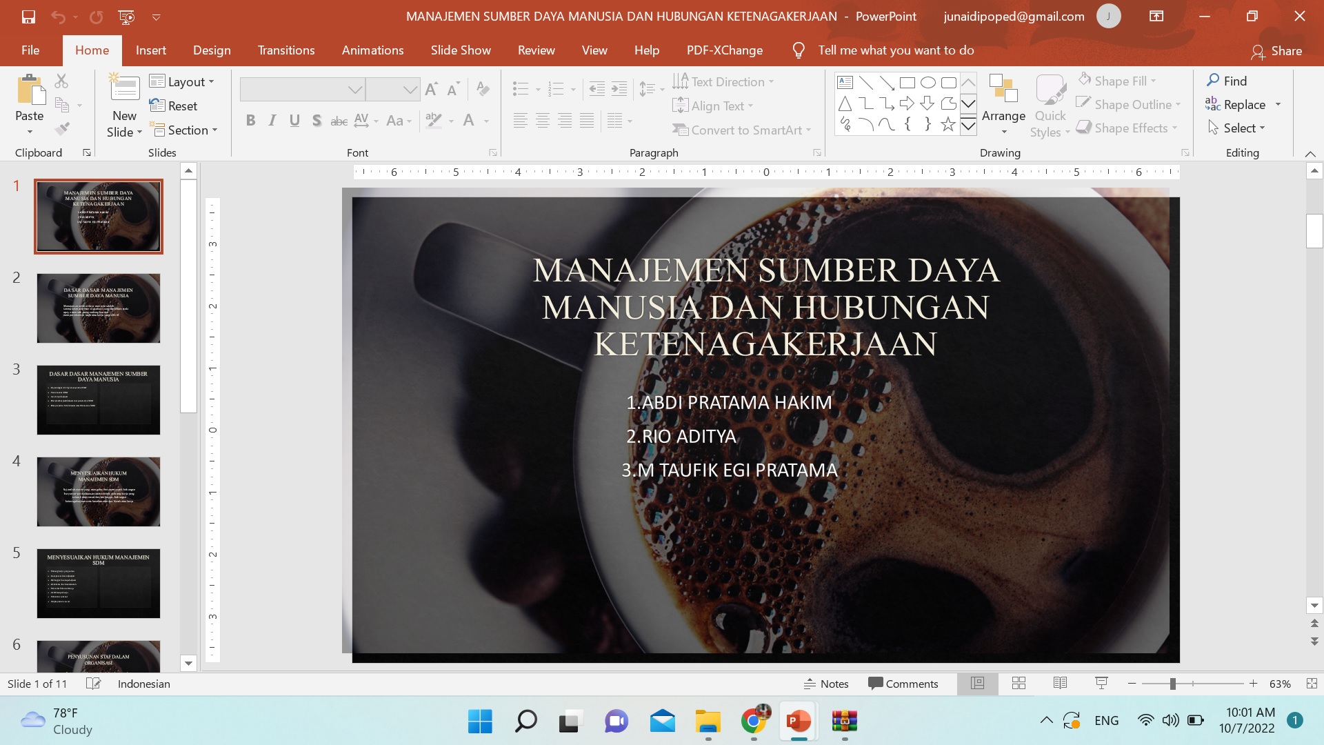 Presentasi Bab 10 Manajemen SDM dan Hubungan Ketenagakarjaan