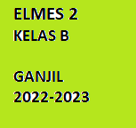 ELEMEN MESIN 2 GANJIL 2022-2023 KELAS B
