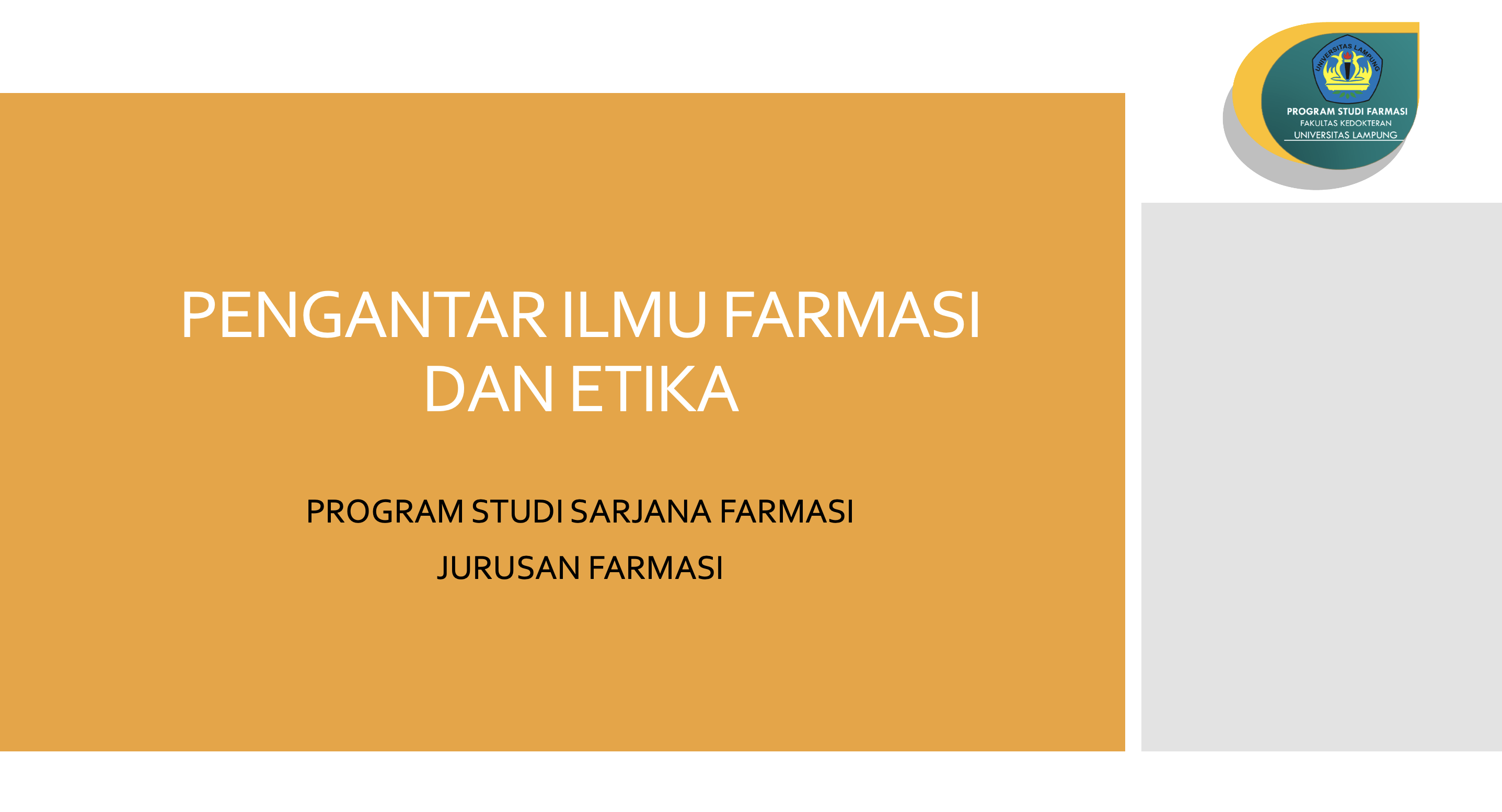 Pengantar Ilmu Farmasi dan Etika Kelas B