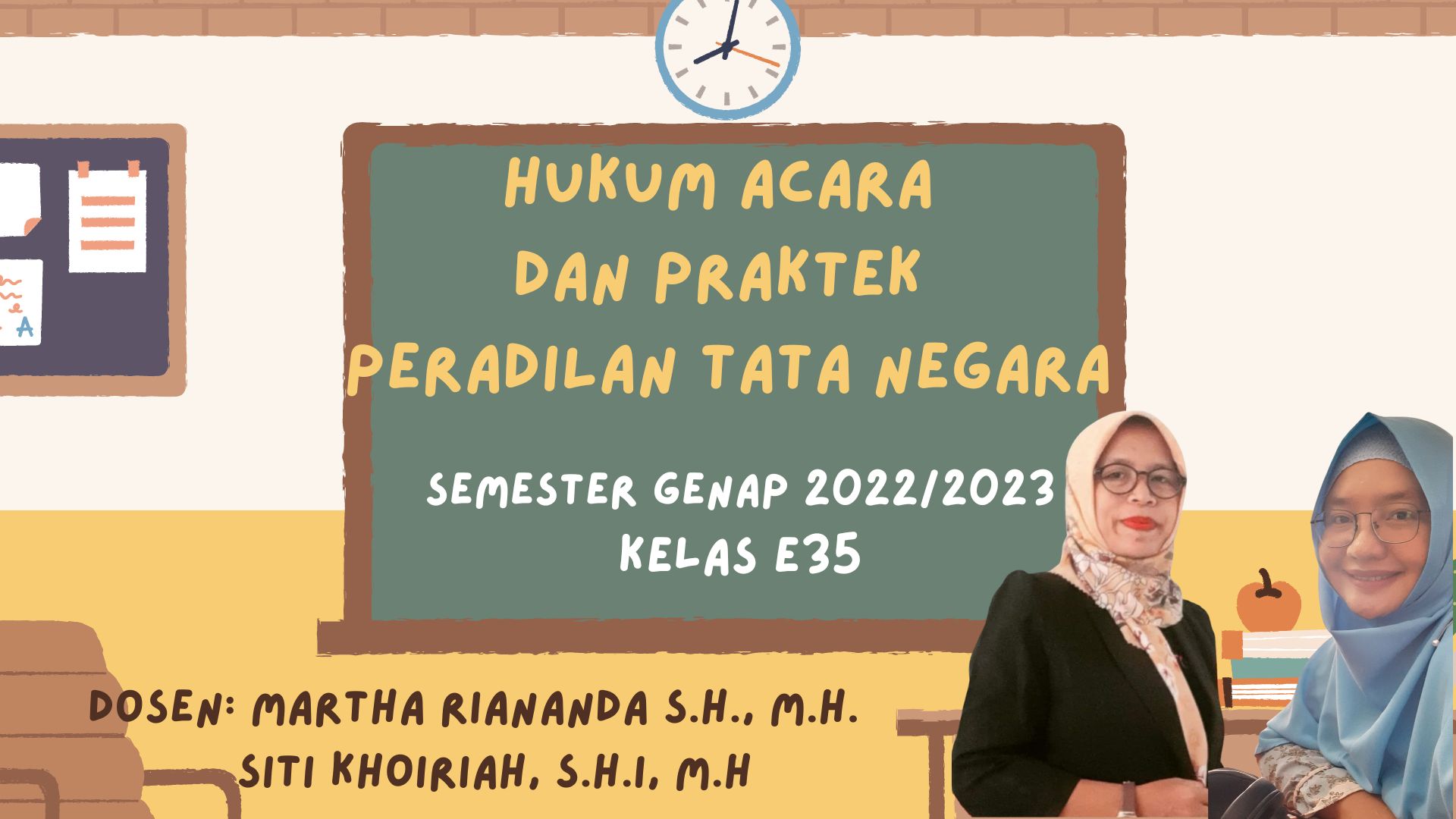   FH S1 ILMU HUKUM- HUKUM ACARA DAN PRAKTIK PERADILAN TATA NEGARA KELAS E35 GENAP 2022/2023