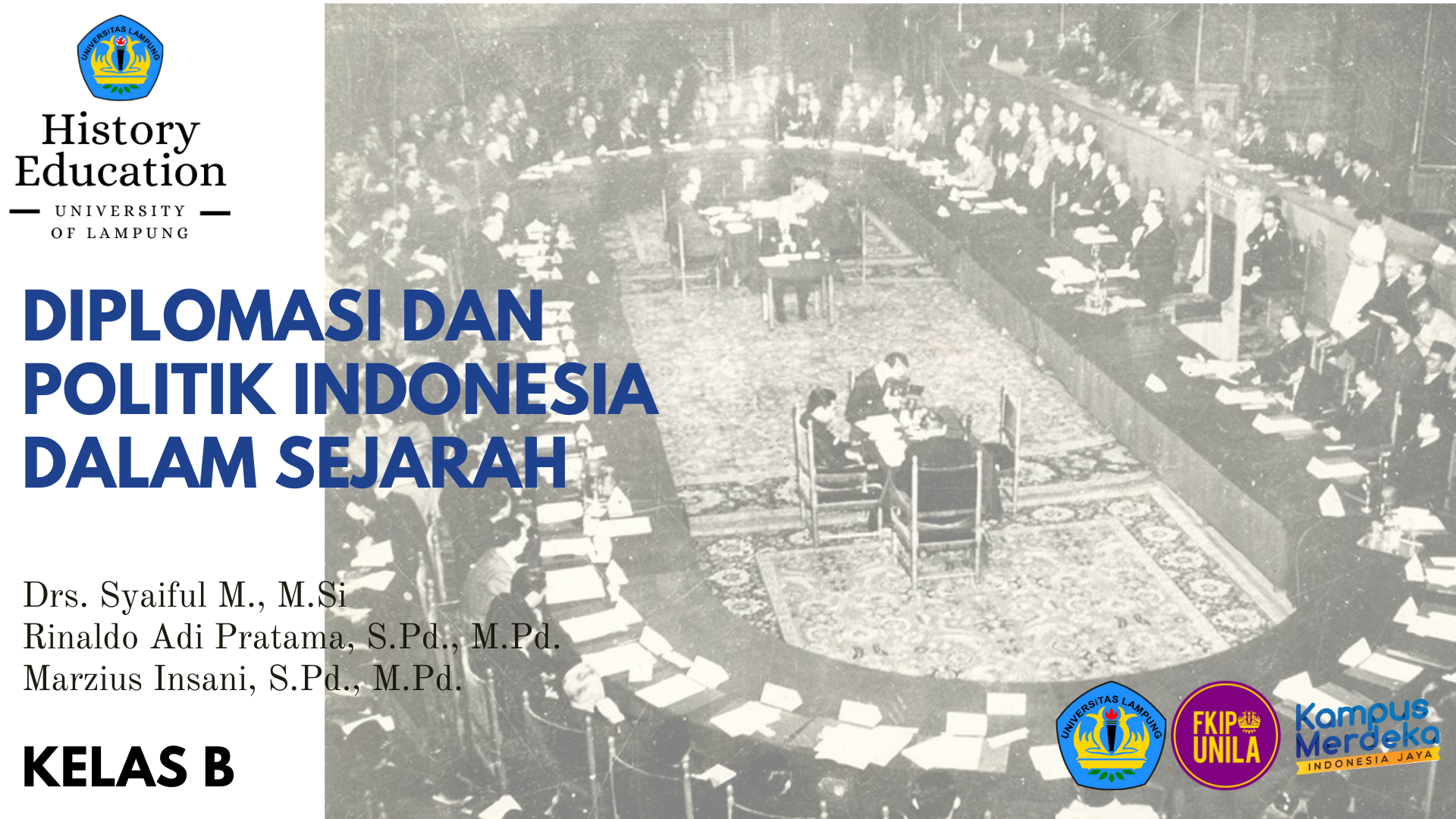 PSPS_DIPLOMASI DAN POLITIK INDONESIA DALAM SEJARAH_KELAS B_GENAP 2022-2023