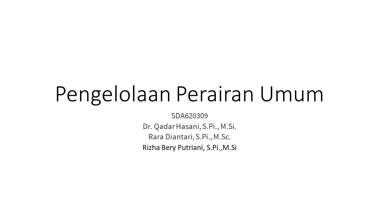 MBKM_SDA_Pengelolaan Perairan Umum _Genap22-23