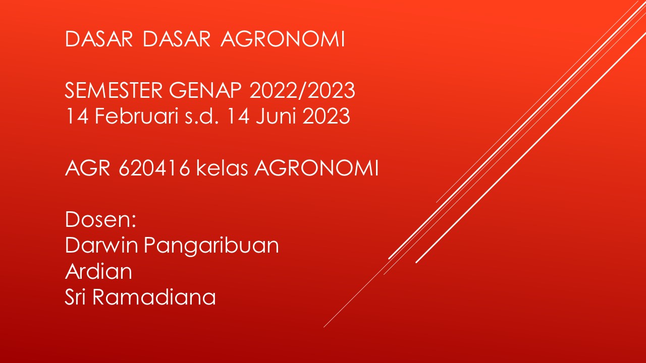 AGR620416_DASAR AGRONOMI