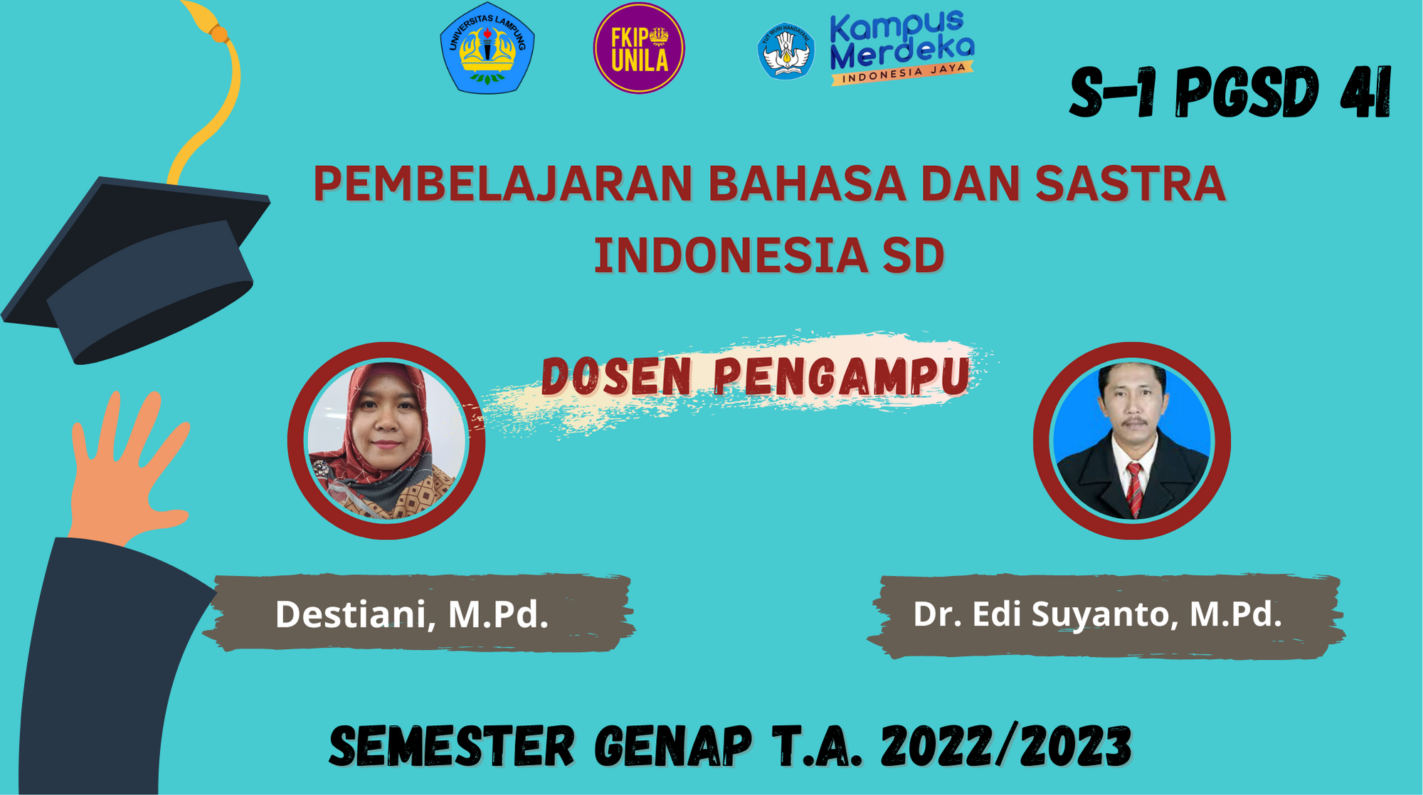 FKIP-PGSD 4I-PEMBELAJARAN BAHASA DAN SASTRA INDONESIA SD--GENAP-TA.2022/2023