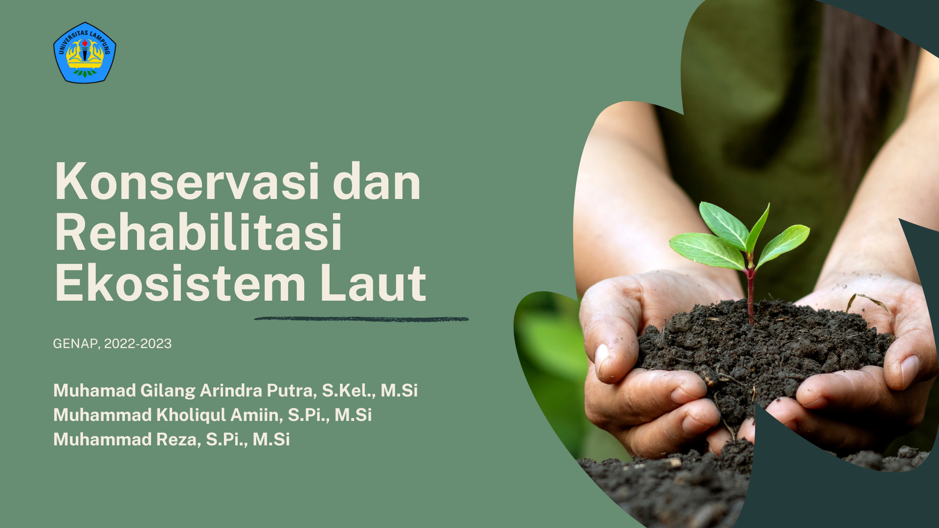 PIK_Konservasi dan Rehabilitasi Ekosistem_Semester Genap 2022-2023