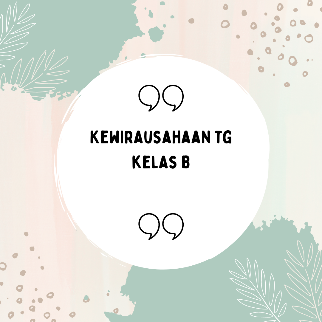 Kewirausahaan TG B (2023)