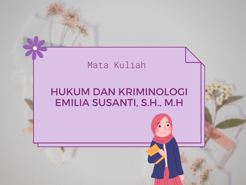 Hukum dan Kriminologi Emilia Susanti_2023