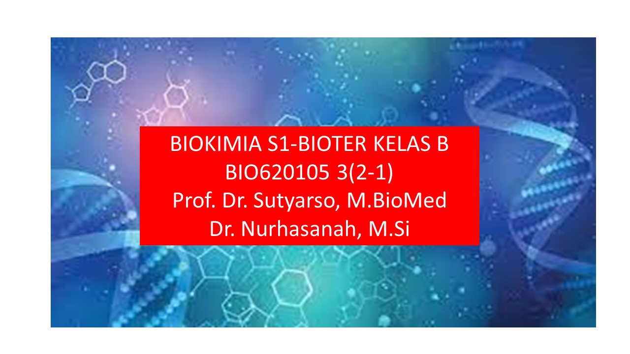 Biokimia Bioter-B-Genap 2022-2023