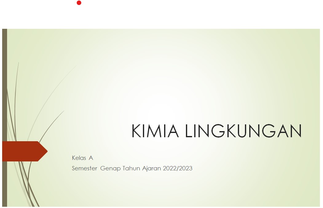 Kimia Lingkungan