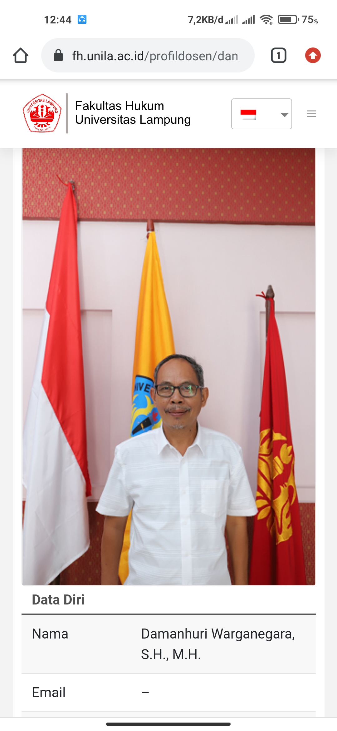 HUKUM PIDANA DAMANHURI WARGANEGARA, S. H., M. H (Semester Genap 2022/2023) 