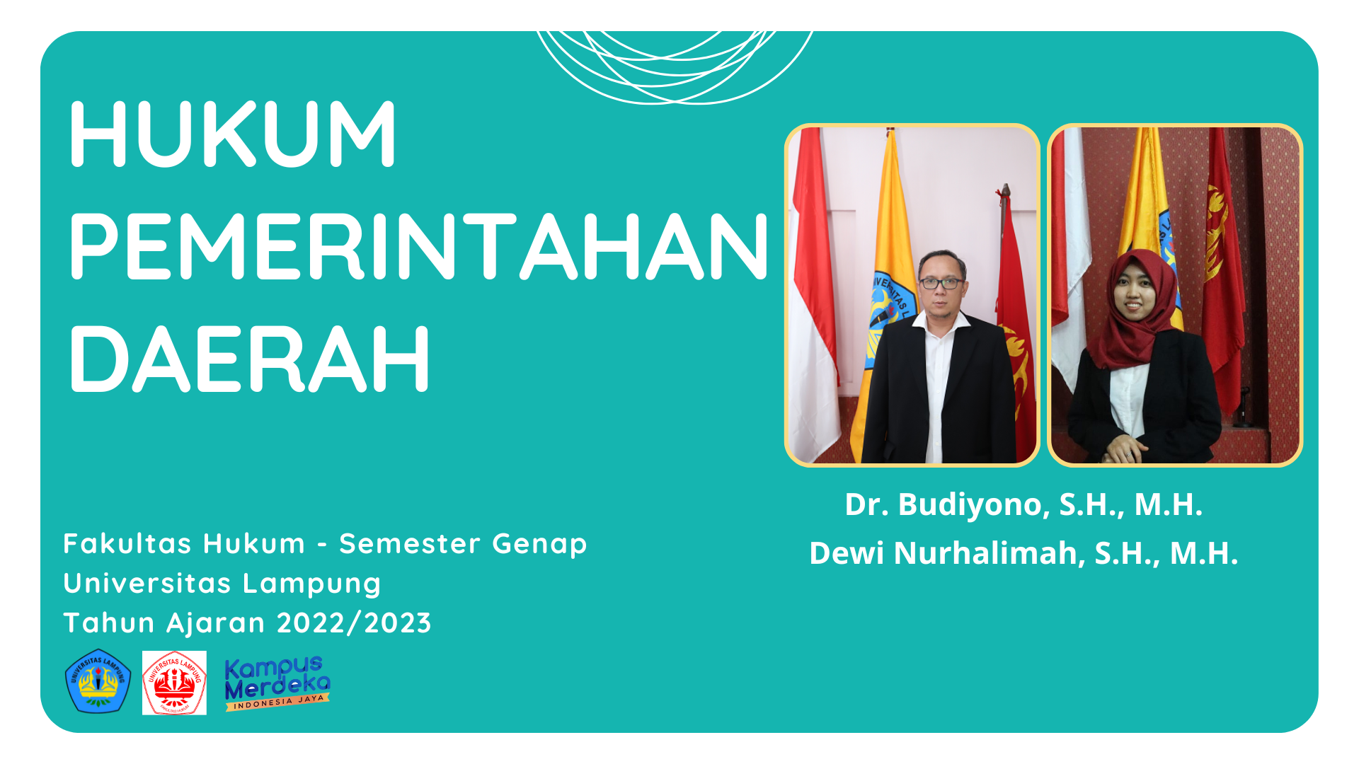 S1_ FH _ HUKUM PEMERINTAHAN DAERAH _  GENAP 2022/2023 _ Dr. Budiyono, S.H., M.H. &amp; Dewi Nurhalimah, S.H., M.H. 