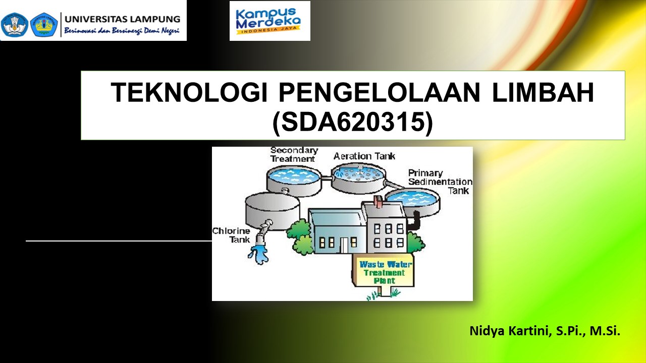 Teknologi Pengelolaan Limbah SDA Genap 2022/2023