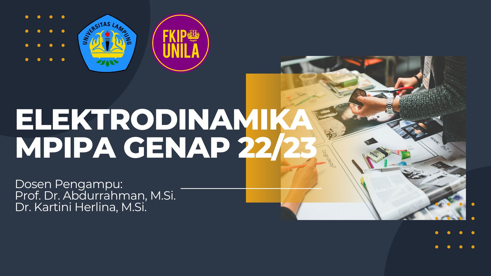 ELEKTRODINAMIKA MPIPA SMT GENAP 2022/2023