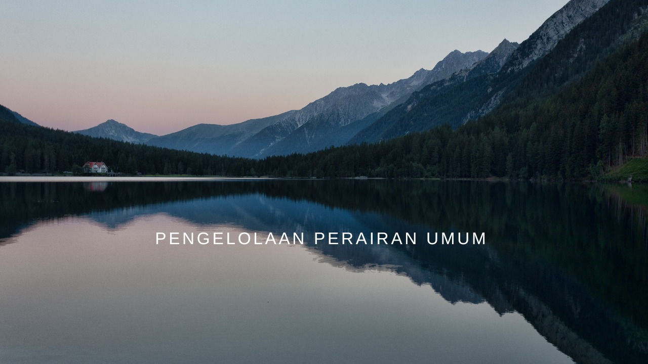 Pengelolaan Perairan Umum
