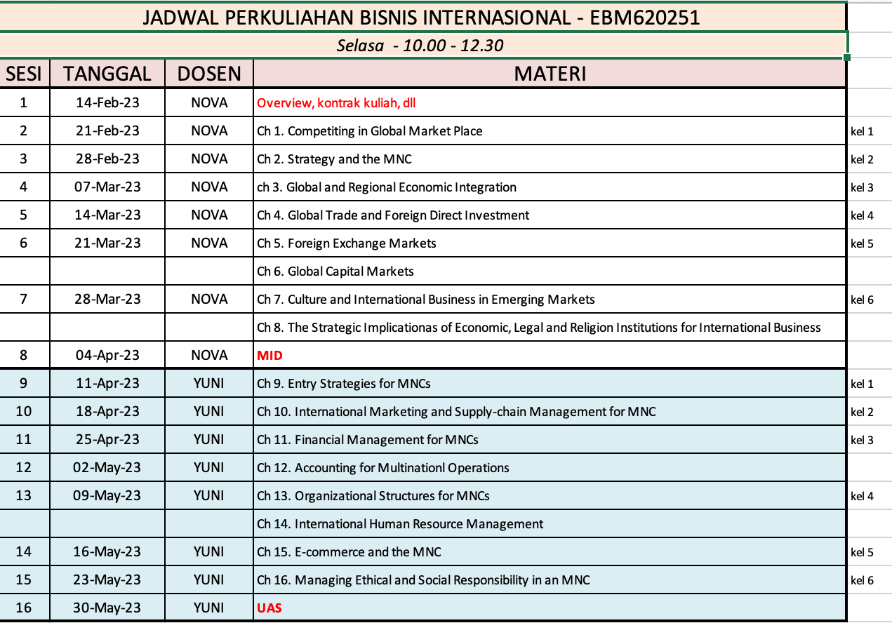 JADWAL