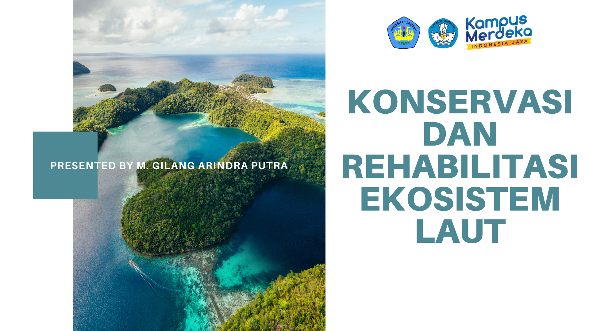 Konservasi dan Rehabilitasi Ekosistem Laut_PIK_Genap 2022/2023_(Tugas Pekerti)