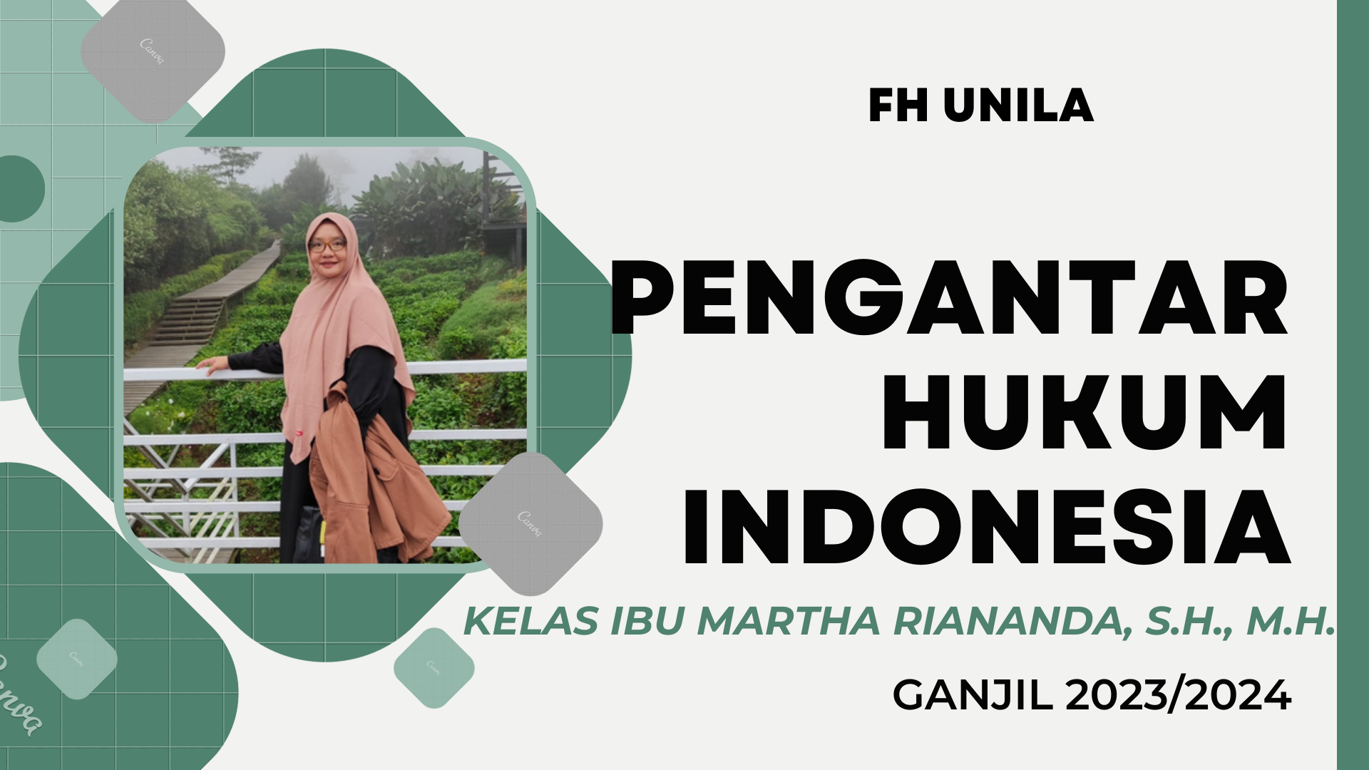  FH S1 ILMU HUKUM-PENGANTAR HUKUM INDONESIA-KELAS: BU MARTHA-GANJIL 2023/2024