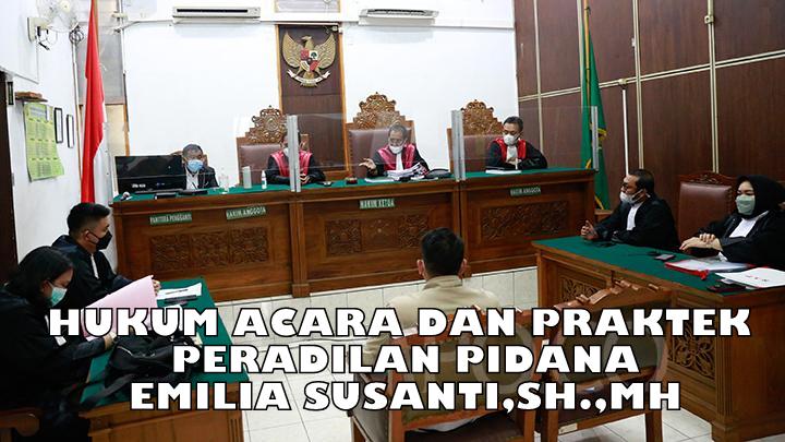 Hukum Acara Pidana " Emilia Susanti"