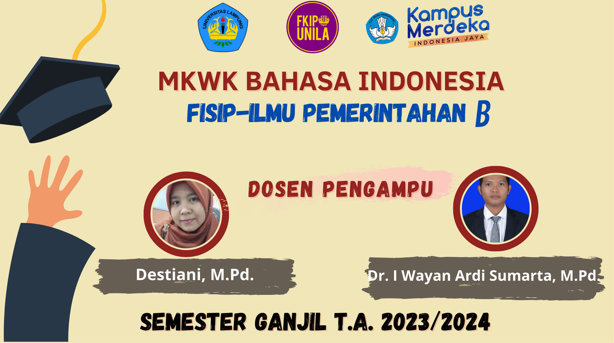 FISIP-ILMU PEMERINTAHAN B-MKWK BAHASA INDONESIA-SEMESTER GANJIL-TA.2023/2024