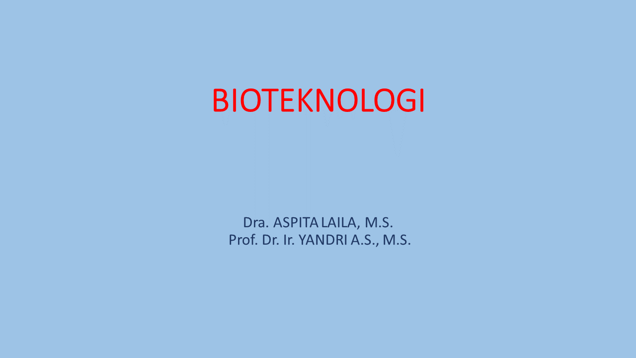 Bioteknologi S1 Ganjil 2023-2024