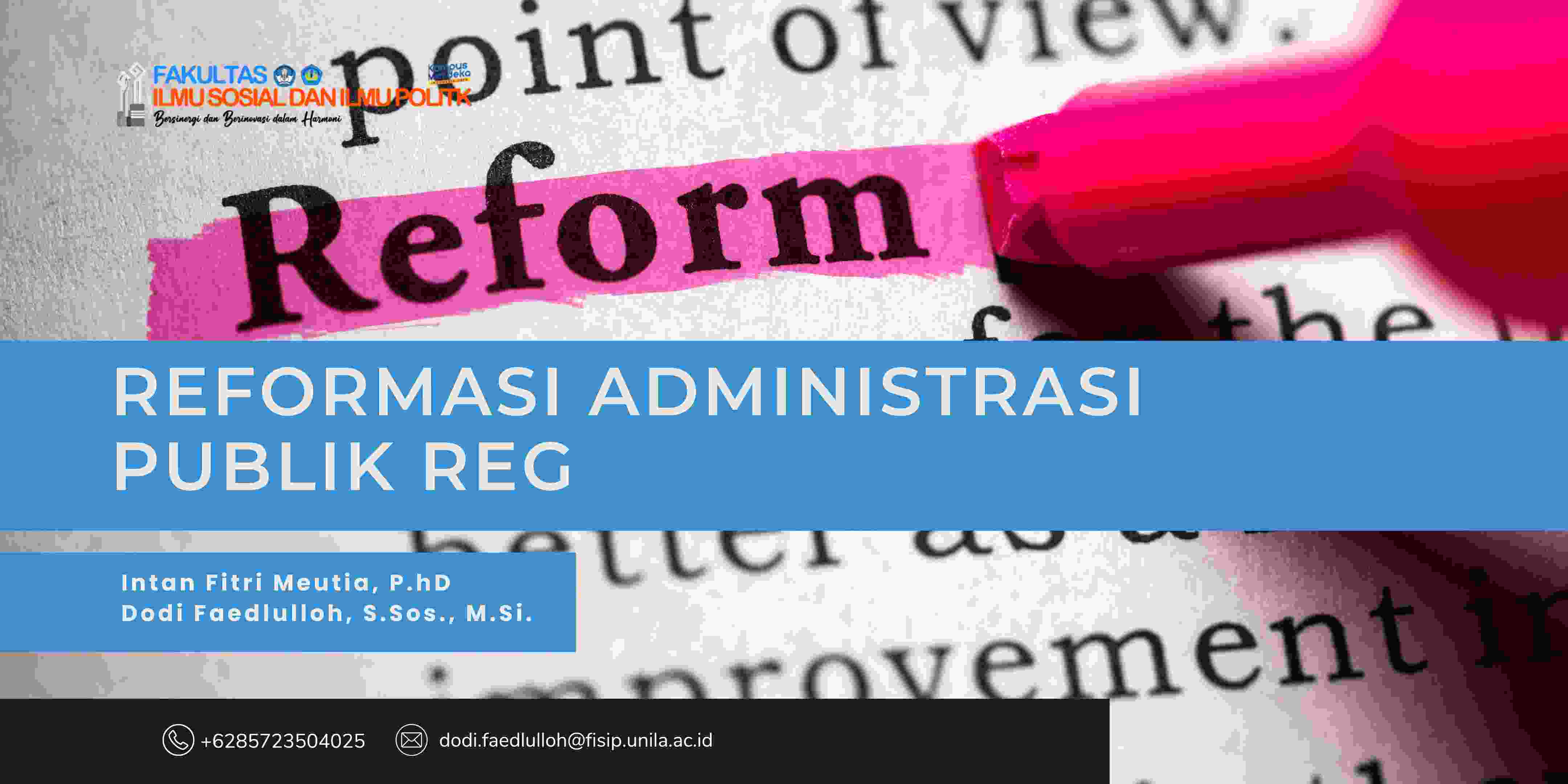 Reformasi Administrasi Publik REG