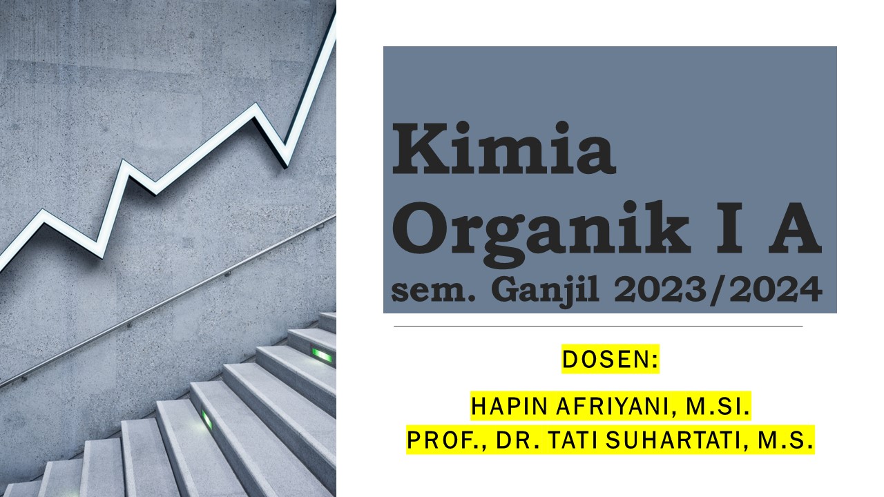 Kimia Organik I A sem. Ganjil 2023/2024