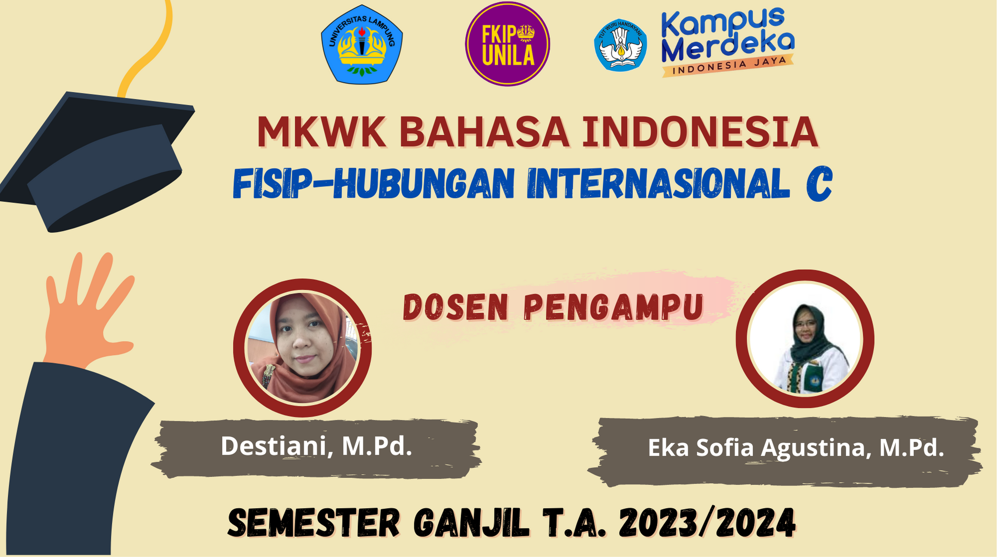 MKWK BAHASA INDONESIA-FISIP HI C-SEMESTER GANJIL-TA. 2023/2024