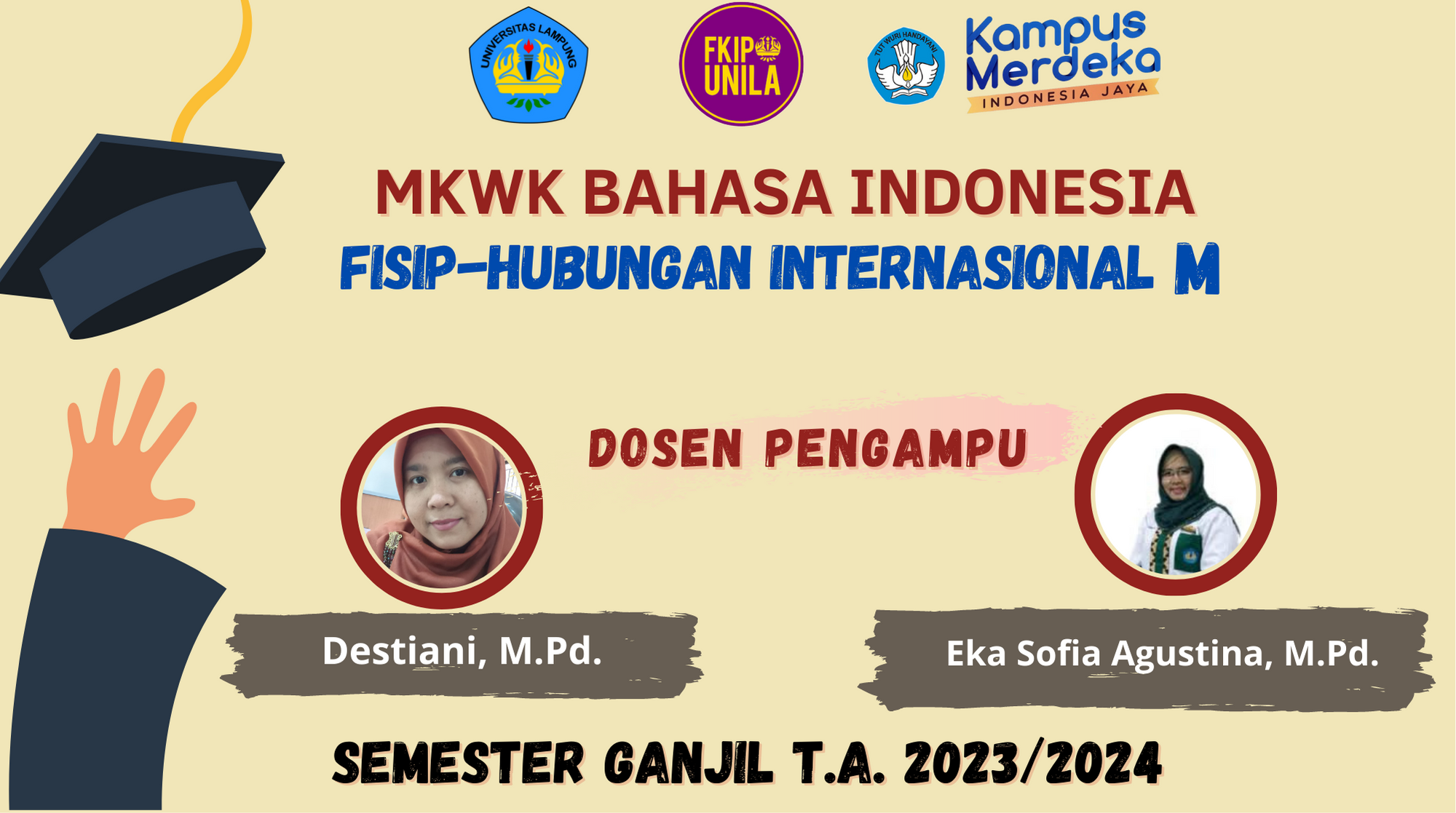 MKWK BAHASA INDONESIA-FISIP HI M-SEMESTER GANJIL-TA. 2023/2024